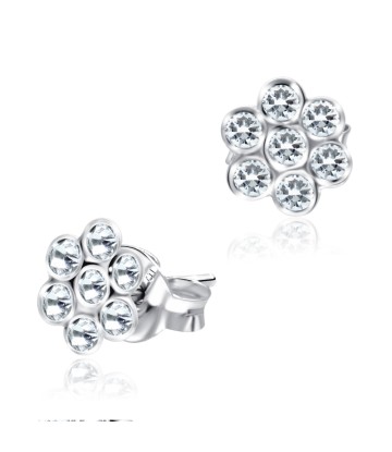 Stud Earring Shiny Flower ST-830