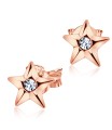 Stud Earring Star Middle Stone ST-834