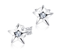 Stud Earring Star Middle Stone ST-834