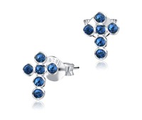 Stud Earring Stone Cross ST-836