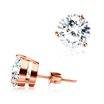Round Stone Stud Earring STA-8-RS
