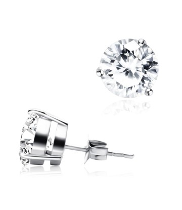 Round Stone Stud Earring STA-8-RS