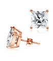 Square Stone Stud Earrings STA-8SQ