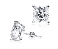 Square Stone Stud Earrings STA-8SQ