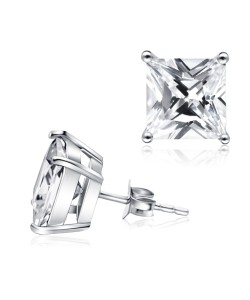 Square Stone Stud Earrings STA-8SQ