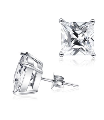 Square Stone Stud Earrings STA-8SQ