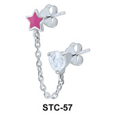 Stud Earrings Chain STC-57