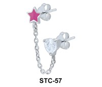 Stud Earrings Chain STC-57