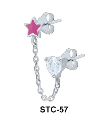 Stud Earrings Chain STC-57