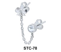 Stud Chain Cutie Bow STC-78