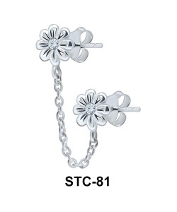 Stud Chain Double Flower STC-81