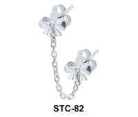 Stud Chain Double Bow STC-82