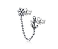 Anchor Stud Earrings Chain STC-93