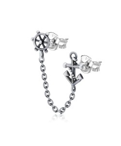 Anchor Stud Earrings Chain STC-93