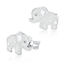 Baby Elephant Kid Stud Earring STE-662
