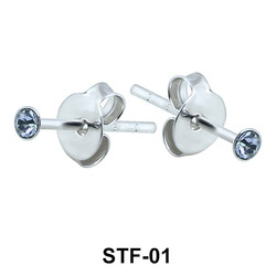 Silver Studs Earrings STF-01