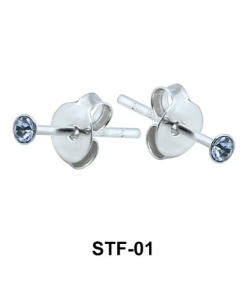 Silver Studs Earrings STF-01