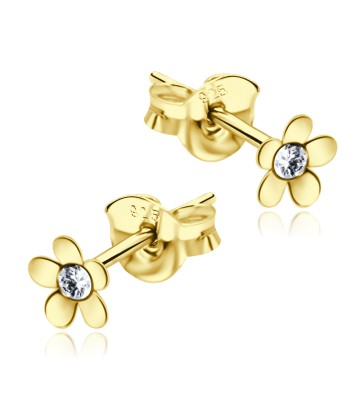 Gold Plated Silver Studs Earrings STF-11-GP