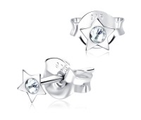 Stone Set Star Stud Earrings STF-14