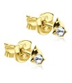 Stone Studded Dolphins Stud Earrings STF-210