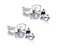 Stone Studded Dolphins Stud Earrings STF-210