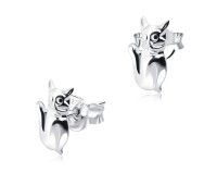 Squirrel Silver Studs Earrings STF-242