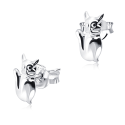 Squirrel Silver Studs Earrings STF-242