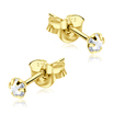 Prong Set Round Stone Stud Earrings STF-264