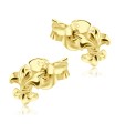 Ribboned Design Stud Earrings STF-27