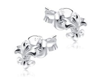 Ribboned Design Stud Earrings STF-27