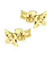 Knotty Design Shaped Stud Earrings STF-337