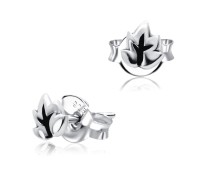 Leaf Silver Studs Earrings STF-339