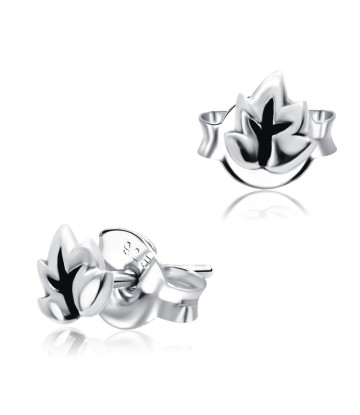 Leaf Silver Studs Earrings STF-339