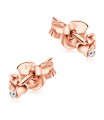 Stone Set Bow Shaped Stud Earrings STF-344