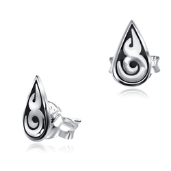 Drop Designer Silver Studs Earrings STF-358