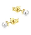 Pearl Set Stud Earrings STF-365