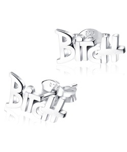 BITCH Shaped Stud Earrings STF-372