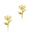 Rose Silver Studs Earrings STF-420