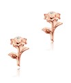 Rose Silver Studs Earrings STF-420