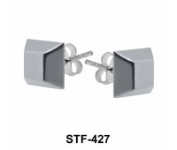 Pentagonal Stud Earrings STF-427