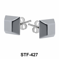Pentagonal Stud Earrings STF-427