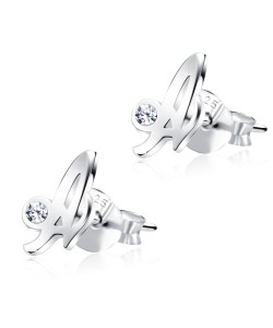 Stud Earring A Shape STL-A