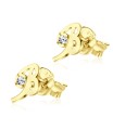 Stud Earring B Shape STL-B
