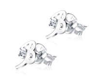 Stud Earring B Shape STL-B