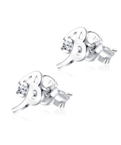 Stud Earring B Shape STL-B