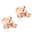 Stud Earring C Shape STL-C