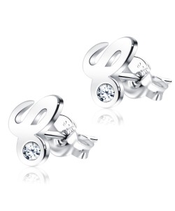 Stud Earring C Shape STL-C