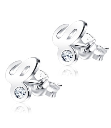 Stud Earring C Shape STL-C