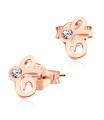 Stud Earring E Shape STL-E