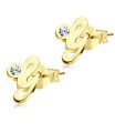 Stud Earring G Shape STL-G